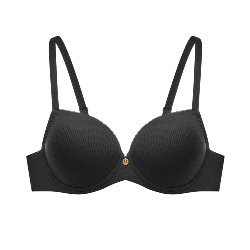 Smooth Buffy Balconette Bra, Black